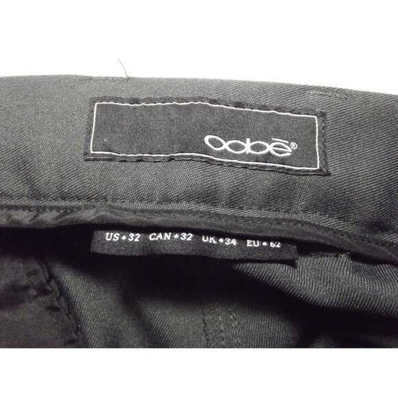 oobe Pants Womens Plus Size 32 x 30" Gray Flat Front straight leg Uniform Work - Picture 4 of 9
